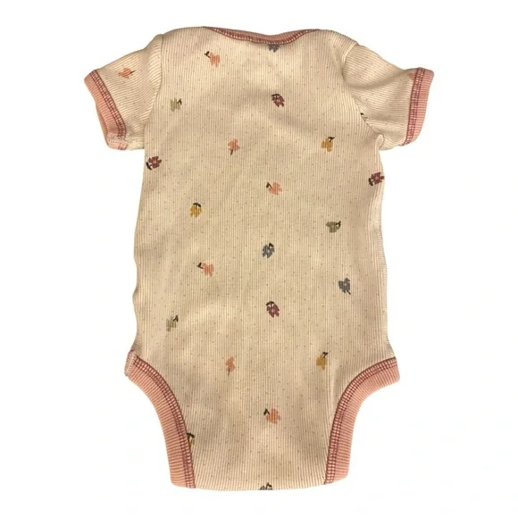 Easy Peasy Pink Floral Polka Dot Onesie Size 3-6months - Picture 2 of 4